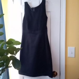 H&M cocktail dress in cotton and spandex / polyester black size 6